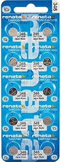 10 x Renata 346 Watch Batteries, 0% Mercury equivilate SR712SW, Plus Many More Battery