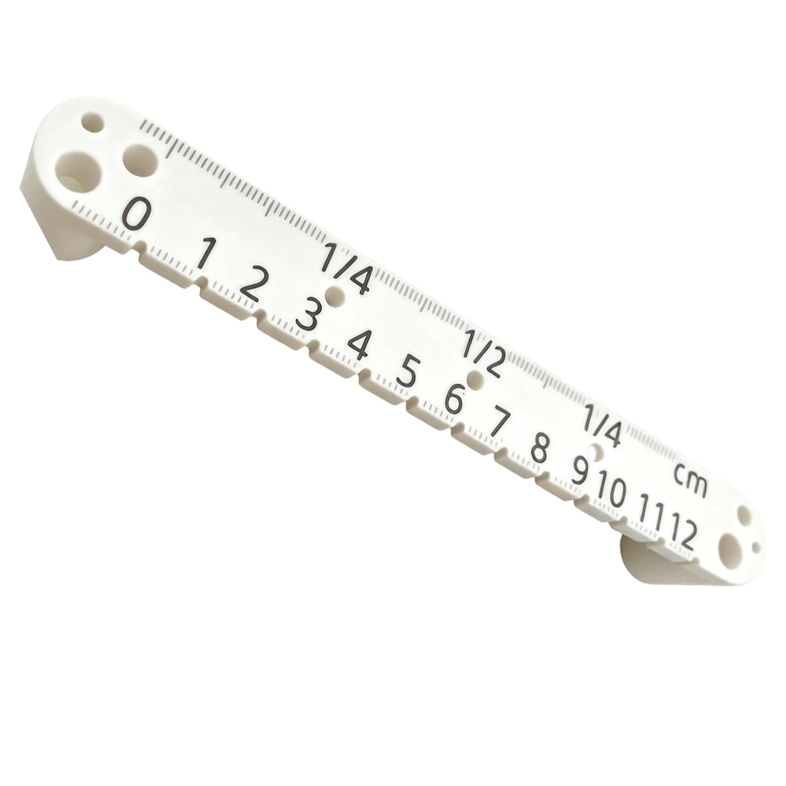 Tsophreniq White Multifunctional Center Locator Tool With Scribing Gauge For Precises Carpentry Measurements Hobbyists Woodworking Marking Gauge Center Finder