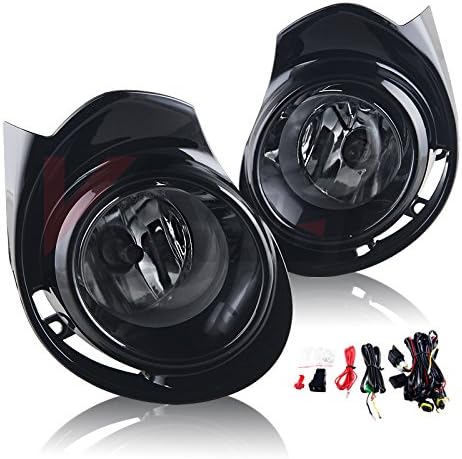 For 2016 Toyota Prius C Fog Lights Clear Lens Complete Switch Wiring Kit