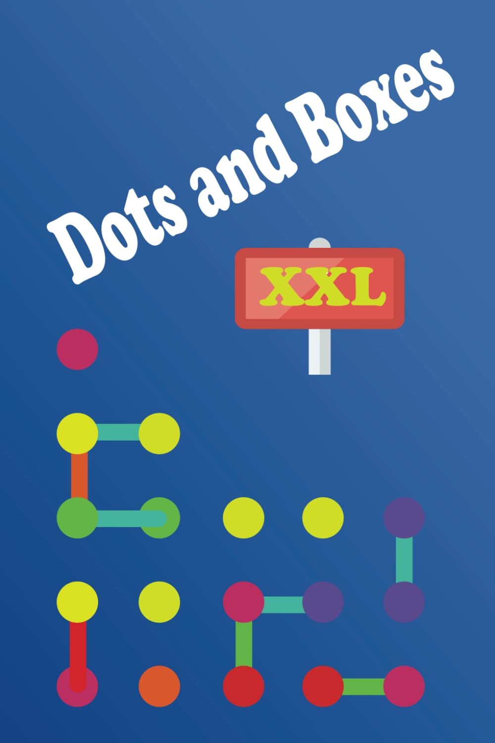 Dots & Boxes - Classic Pend Paper Strategy Game - Large Playing Squares