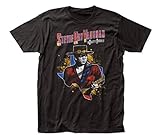 Impact Stevie Ray Vaughan 1984 Tour Fitted Jersey tee (Medium) Black