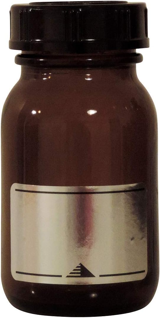 Viva Haushaltswaren Brown Pharmacy Glass Set 4x 100 ml Including Screw Cap and Labels Made in Germany, 4x 100ml - Image 4
