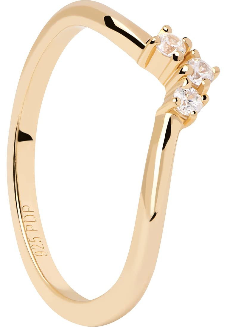 Anillo PDPaola AN01-826-12 Corona mini circonitas