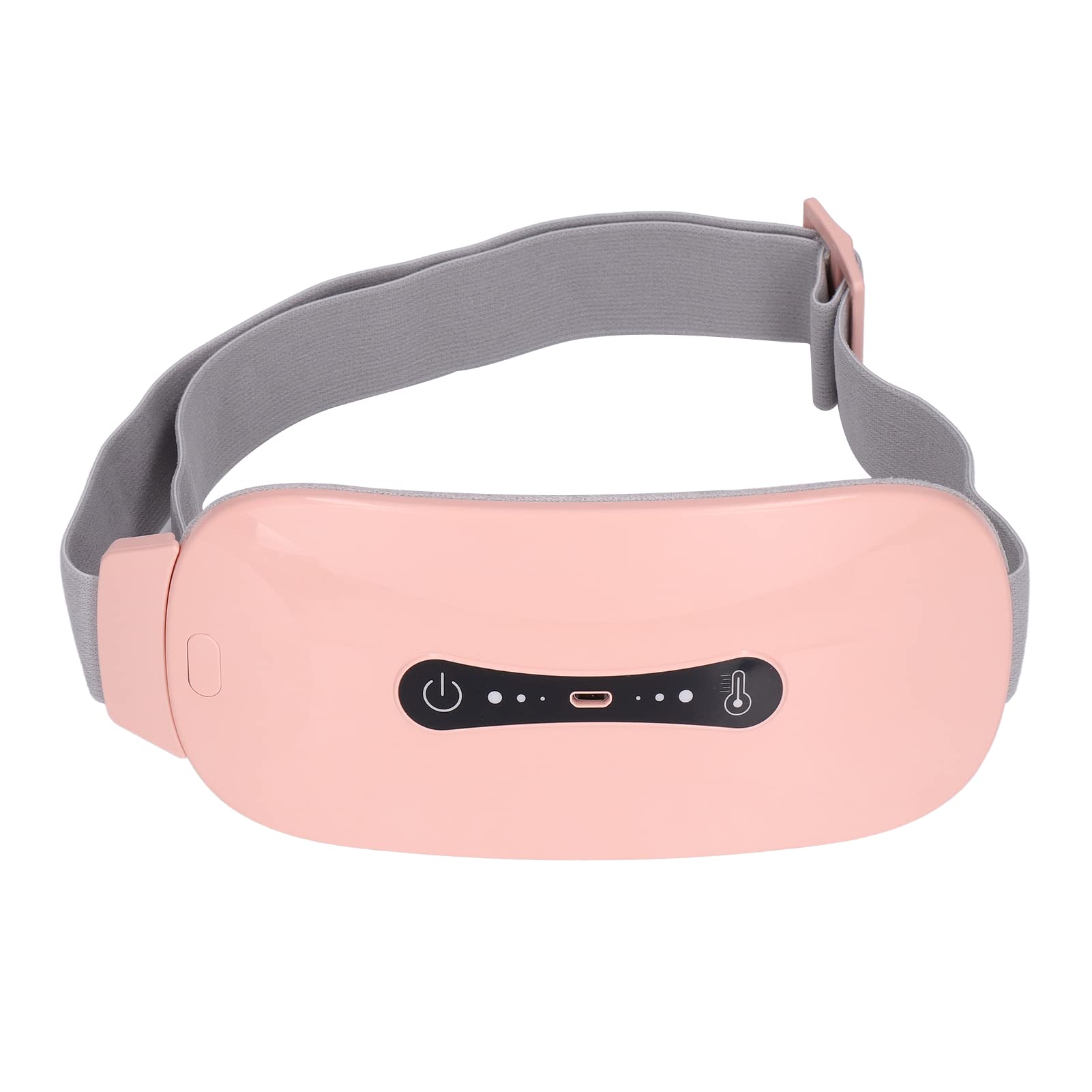 BigKing Ceinture Utérine Chauffante Électrique, Ceinture De Palais Chaud Utérus Compresse Chaude Menstruelle USB 3 Niveaux de Vibration EMS Ceinture Chauffante pour Le Ventre Petit 92cm×8.5cm×3cm