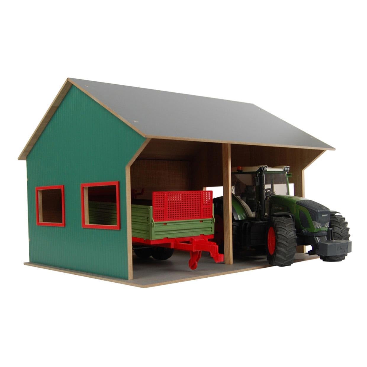 1/16 Farm Machinery 2 Bay Shed with High Roof 610263