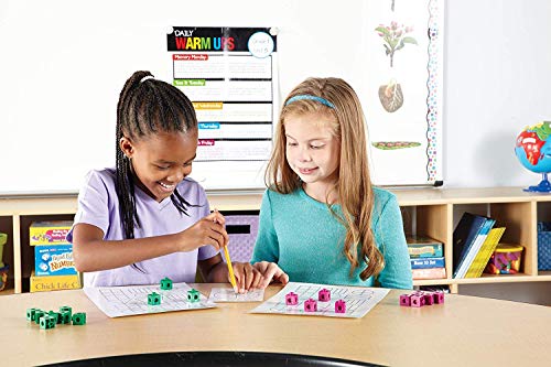 image for hand2mind Snap Cubes, Math Linking Cubes, Plastic Cubes, Snap Blocks, 
