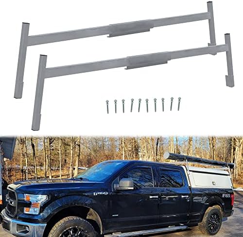 Mountainpeak Aluminum Truck Cap & Topper Ladder Roof Rack for Pickup Camper Shell