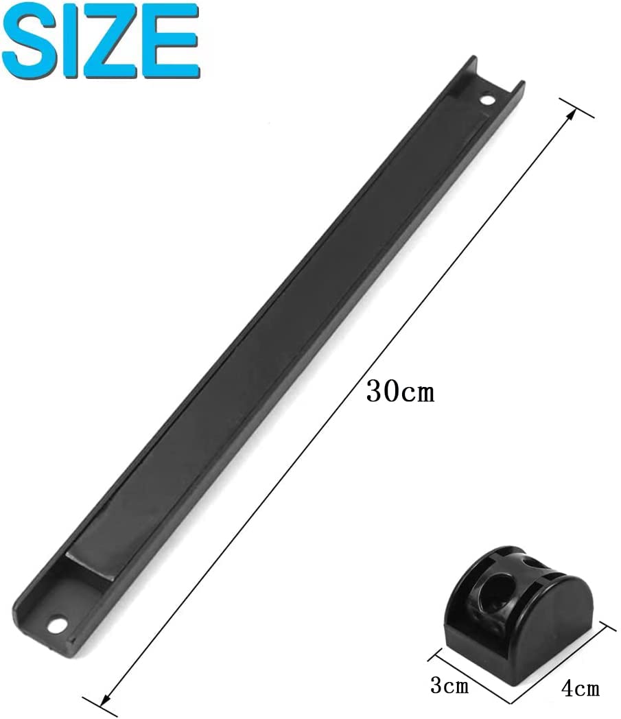 Set di 5 Barre Magnetiche per Attrezzi, 30 cm, Forte Barra Magnetica, Supporto Magnetico per Attrezzi da Parete, Barra Magnetica per Attrezzi da Garage
