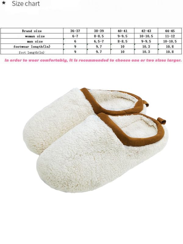 Premium Plush Slippers: Ultra-Soft Warmth, Slip-On Ease, Suede-Trimmed Durability, Roomy Toe Space - Indoor/Outdoor Versatility with Lightweight Chic Design2