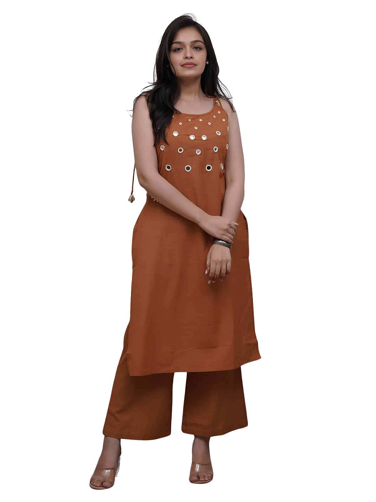 Leriya Fashion Spaghetti Sleeveless Kurta Set for Women