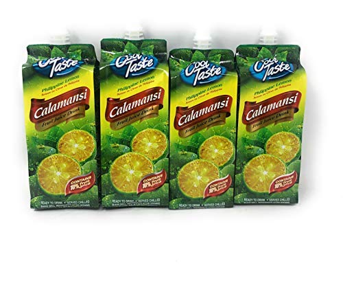 Cool Taste Calamansi Fruit Juice Drink 16.91oz (500mL), 4 Pack