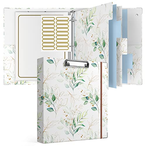 Rouidr 3 Ring Binder with clipboard, 1 inch 8.5 x 11 in Letter Size View...