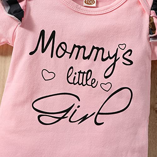 Vivifayee Newborn Baby Girl Clothes Infant Camouflage Outfits Letter Print Short Sleeve Romper Long Pants Set With Headband 3Pcs Cute Toddler Girl Clothing Set #TOP3