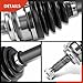 A-Premium CV Axle Shaft Assembly Compatible with Honda CR-V CRV 2002 2003 2004 2005 2006 2.4L, British Built Vehicles Only, Rear Left Driver Side, Replace# 42311SCAE21