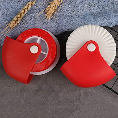 Cortador de roda de massa Zwbfu para massa de torta, decorador de massa de pizza, massa, bordas reco