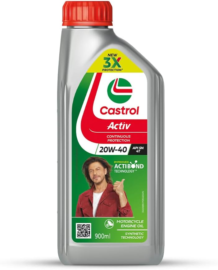 CASTROL ACTIV 4T 20W40 New 900ml