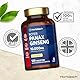 Panax Ginseng Extrakt 10.000mg | 120 Korean Ginseng Tabletten | Vegane | Hochdosierte Ginsenoside | Horbaach