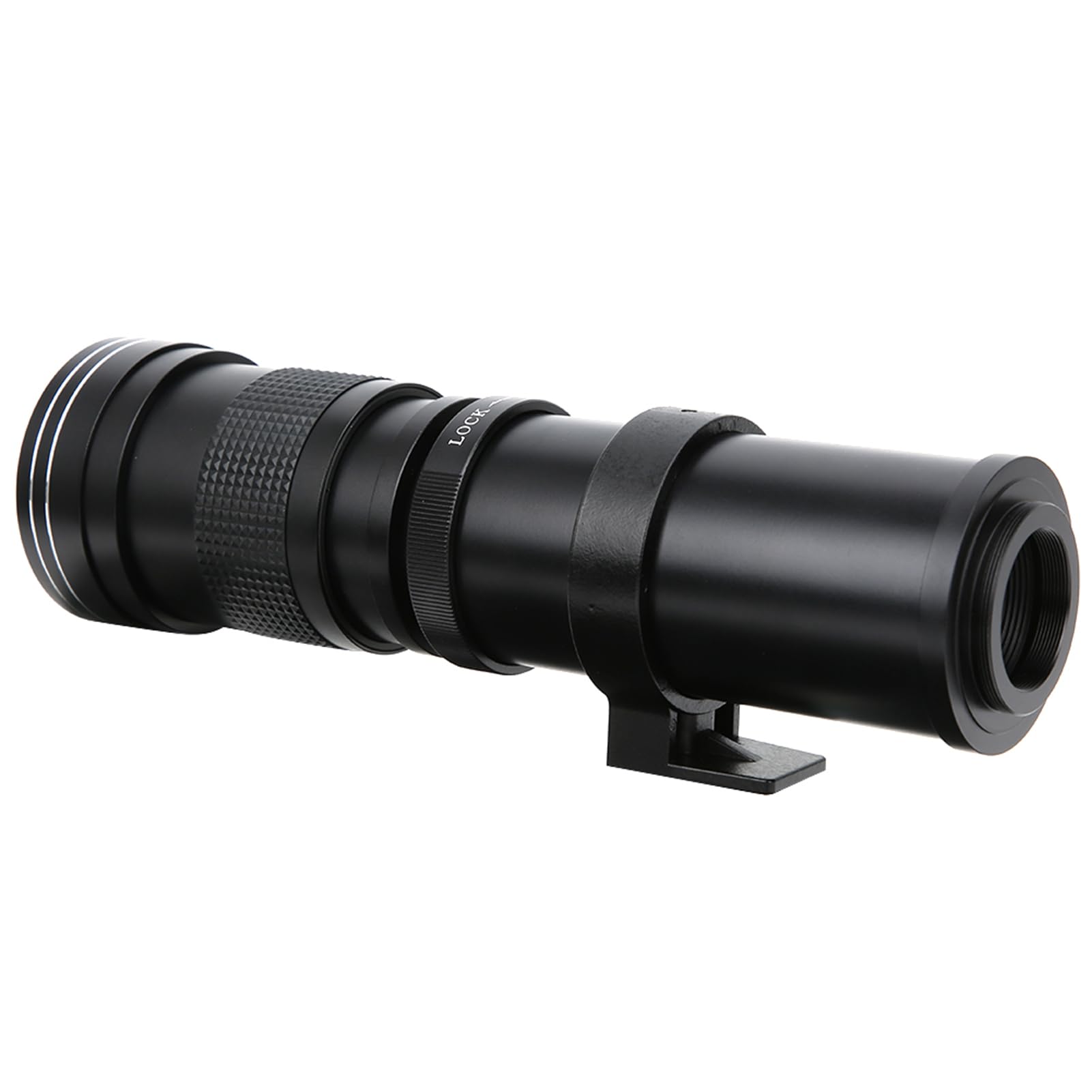 Niezwykle Mocny Telekonwerter 2X Teleobiektyw Zmiennoogniskowy z ręczną regulacją Ostrości 420800 Mm F8.316 dla Aparatu z Mocowaniem F (BLACK)