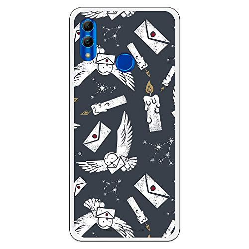 Custodia per Huawei P Smart 2019-Huawei Honor 10 Lite Ufficiale di Harry Potter Lechuzas Sagome per proteggere il tuo cellulare. Cover per Huawei in silicone flessibile con licenza ufficiale di Harry