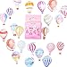 Kawaii Vintage Paper Journaling Sticker Set Animal Plant Owl Rabbit Bird Pocket Watch Famous Painting Hot Air Balloon Hemisphere for Gift Packing Scrapbooking Album Planner Journal Arts DIY Craft