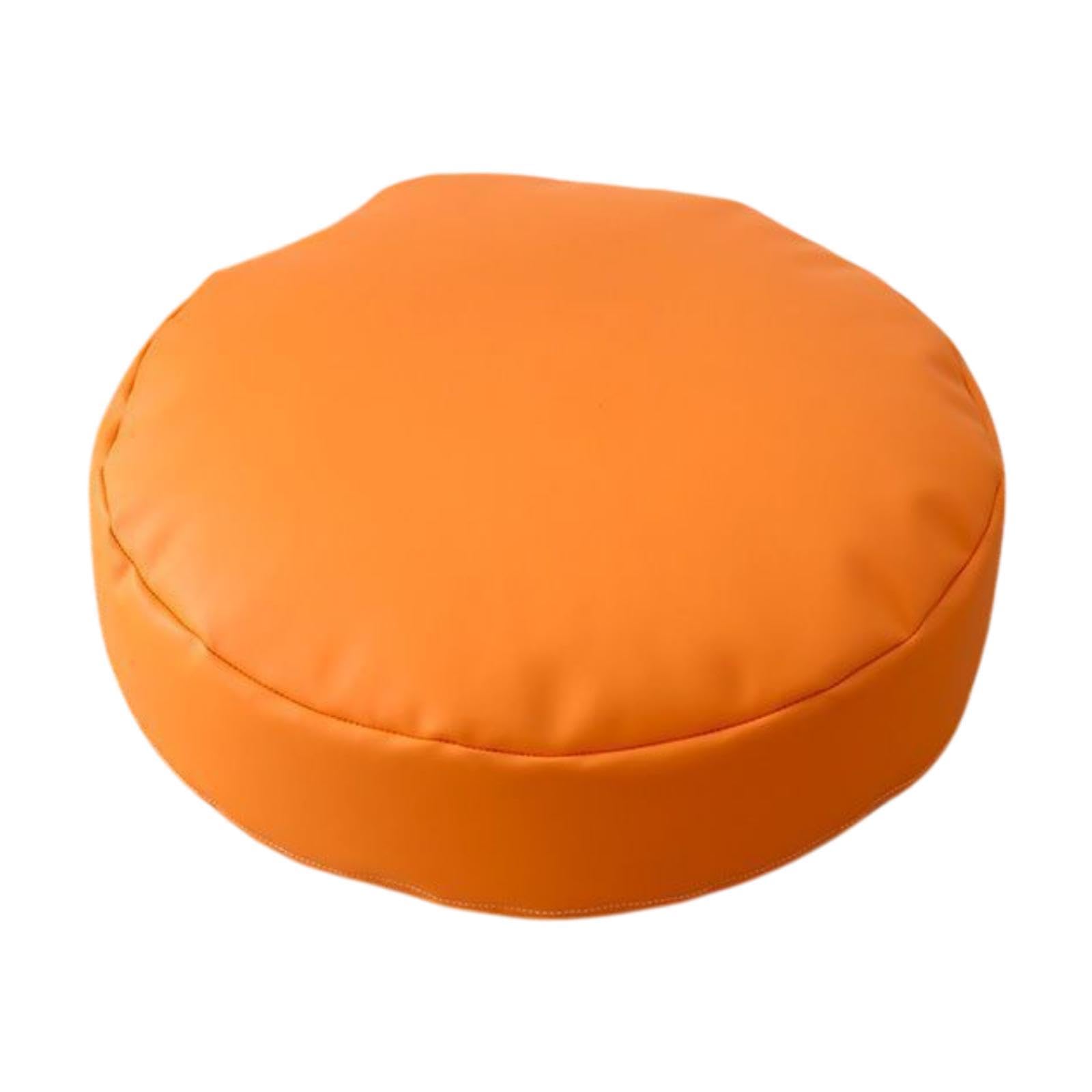 MYADDICTION Round Floor Cushion 40cm Soft Floor Pillow for Office Bay Window Living Room Orange-image-15