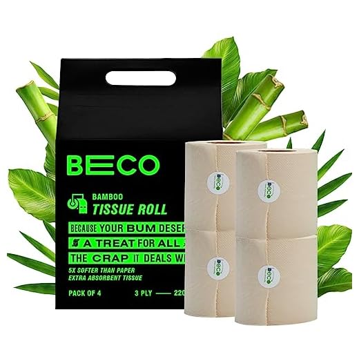 Beco Tissue Roll (3 Ply) - 220 Pulls - Pack of 4 (Value Pack)