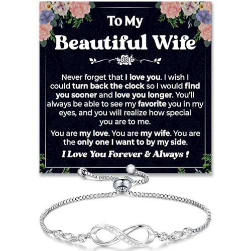 To My Wife �u���X���b�g�A�v����̍ȃC���t�B�j�e�B�n�[�g�u���X���b�g�A�v����̍Ȃ̃W���G���[�M�t�g�A���b�Z�[�W�J�[�h�ƃ{�b�N�X�̈Ӗ��A�E�F�f�B���O�M�t�g�A�o�����^�C���A�a�����A�L�O���A�N���X�}�X�M�t�g, Heart Bracelet, �L���[�r�b