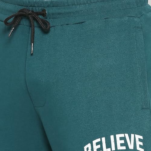 Image of Being Human Grey Regular Fit Track Pants for Men Clothing
