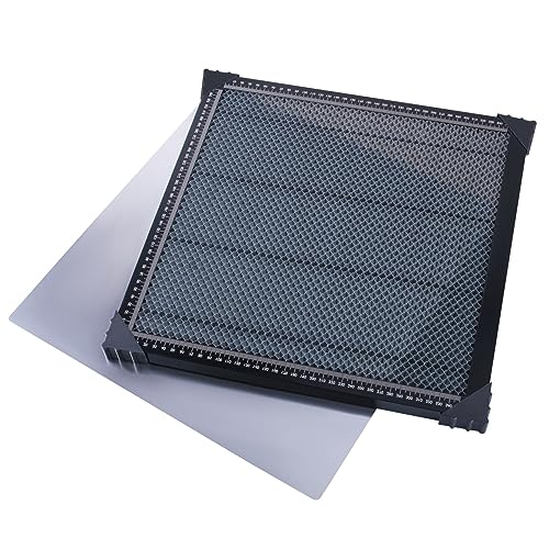Laser Wabentisch 400x400x22mm Wabenförmiger Arbeitstisch Honeycomb Wabentisch Wabenförmige Arbeitsplatte Laser Graviermaschine Zubehör für Laserschneider und Laser Gravierer