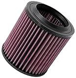 K&N Engine Air Filter: Increase Power & Acceleration, Washable, Premium, Replacement Car Air Filter:...
