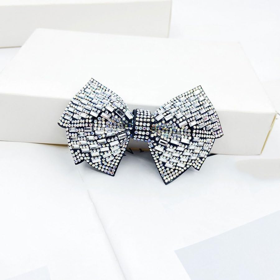 Water Diamond Bow Hair Clip Full Bundle Top Anti Scratch Line image 4