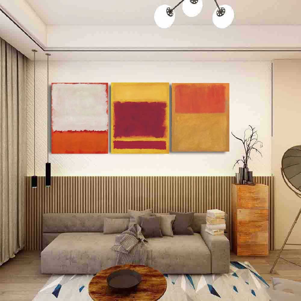 Amazon.co.jp: マーク・ロスコマルチカラーセット3アートフレーム