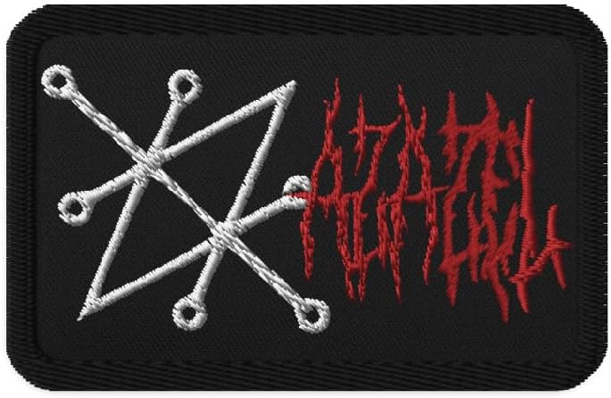 Sigil of Azazel Demon Occult Symbol Embroidered Sew On Applique Patch for Jacket Bag Jeans Cloth and Anywere -3 x 3 Inches