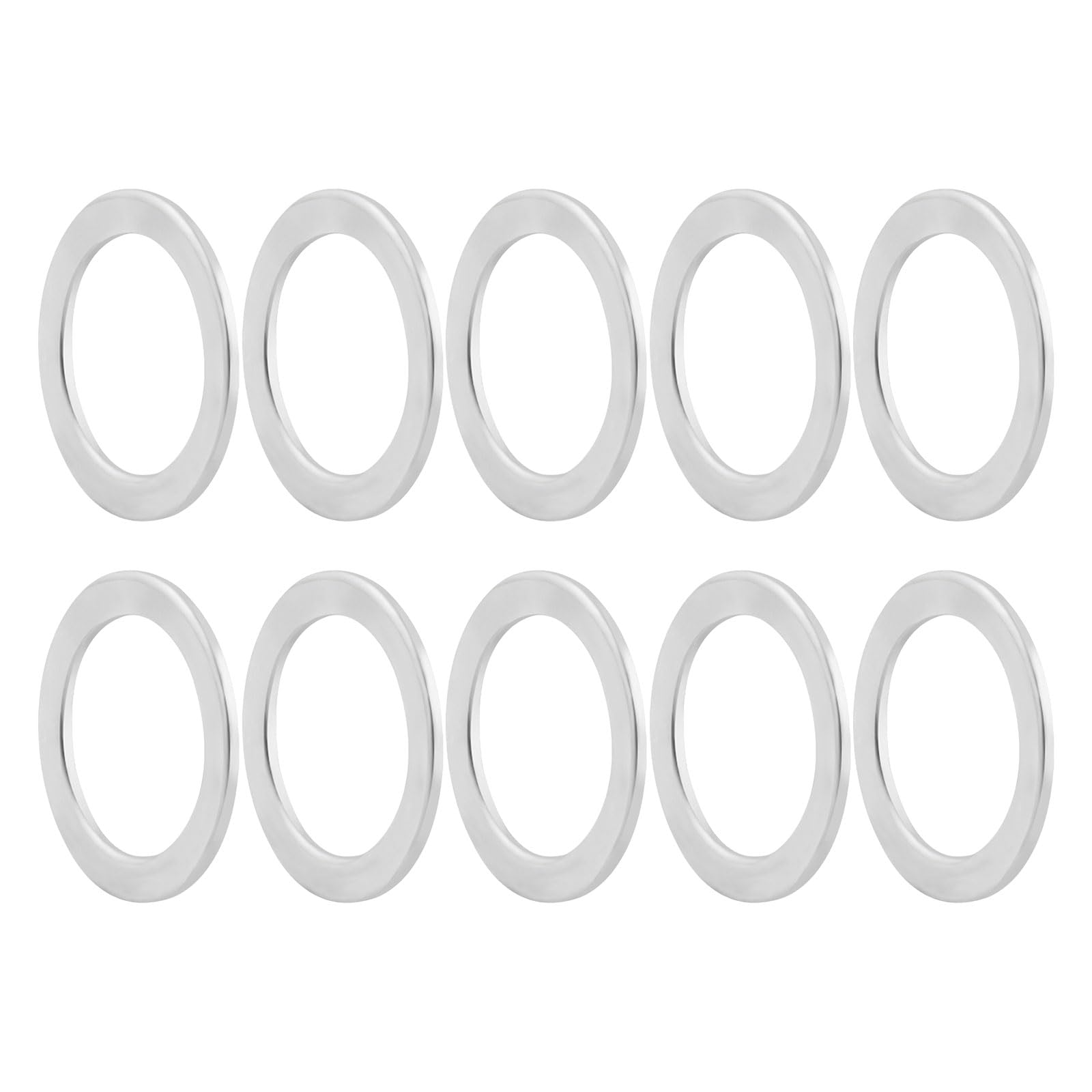 GTYLF 10Pcs/pack Stainless Steels Bicycles Pedal Gasket Bicycles Pedal Washers Replacement Set for Mountain Bike Road Bicycles