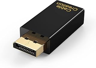 CableCreation DisplayPort to HDMI Adapter, 4K 30Hz DP Male to HDMI Female Adapter Gold Plated Uni-Directional DisplayPort to HDMI Converter …