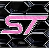 BocaDecals ST Emblem Insert Overlay Decals - Set of 2 - Fits Ford Explorer ST (Soft Pink, 2020-2024)