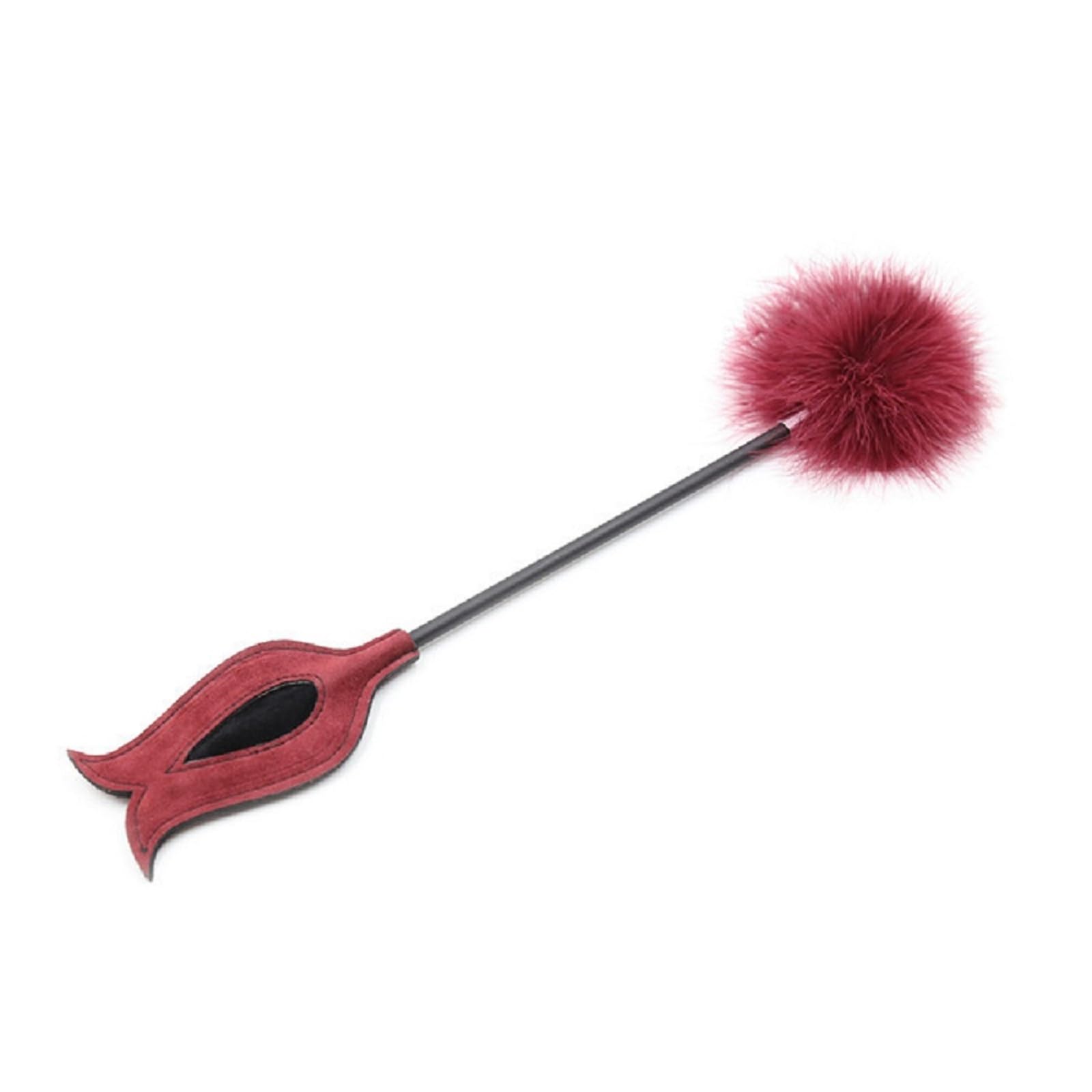 SM Feather Teaser SM Feather Tickler with Leather Slapper Costume Accessory Romantic Night Sexy Feather Feather Tickler Teaser