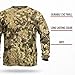 Kryptek Men's Standard Stalker Long Sleeve, 100% Cotton, Camo Hunting Tee, Highlander, X-Large