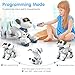 VATOS Roboter Hund Kinder Ferngesteuerter Spielzeug - Interaktiver Anfassen und Folgen Roboterhund mit 17 Funktionen, programmierbarer Tanz Musik RC Hund Roboter Spielzeug für Mädchen 3-12 Jahren
