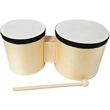 Children Drum Set Bongo Percussion Toy Rhythm Instrument Double Tone Wood Crafted Connected Drums Motor Skills Suitable for Classroom Beginner Lessons Home Practice