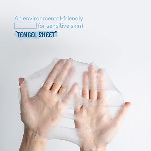 Miniatura 8 de Derma J - Paquete de mascarilla prémium con péptidos de colágeno. Mascarilla facial para hidratar, iluminar la piel, antienvejecimiento y