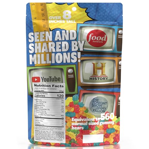 Giant 2LB Gummy Bear (Blue Raspberry) miniatura 2