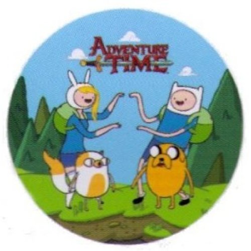 Hot Properties Adventure Time Fionna & Cake and Finn & Jake Mirroring Eachother 1.25 Inch Botón