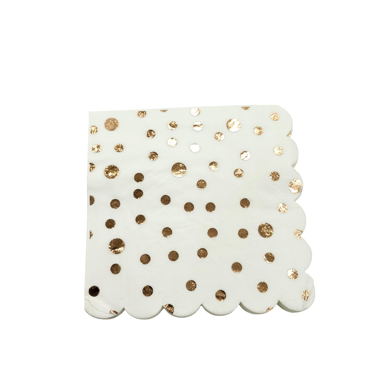 Die-Cut Polka Theme Napkins of 3Ply Paper for parties | Rose Gold | Pack of 40 (B0CQKK7LQR) Amazon Price History, Amazon Price Tracker