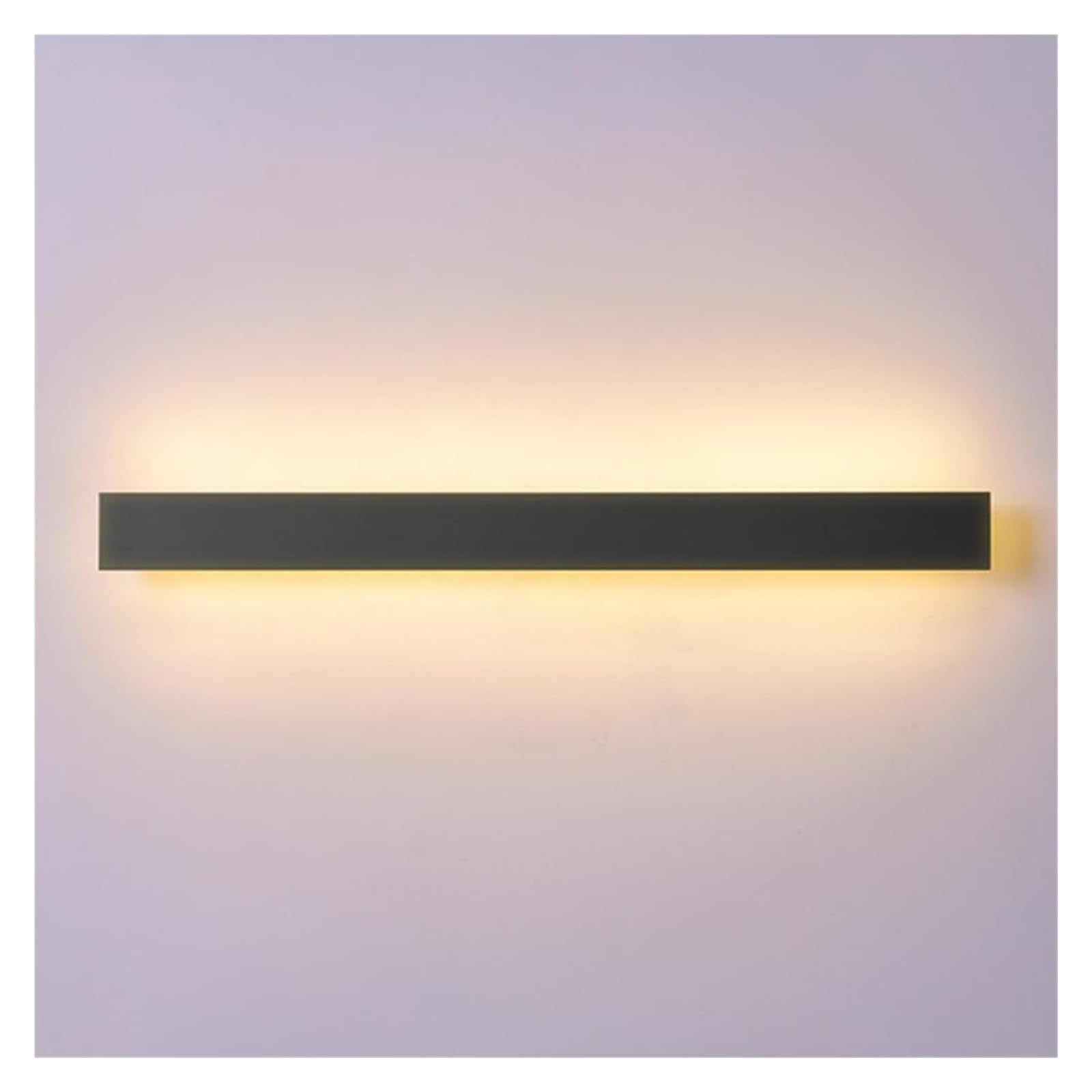 HYJAUSXB Wall lamp Black Linear Minimalist Corridor LED Bedroom Bedside Lighting Fixture, Pendant Light