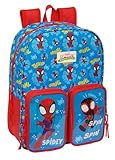 SPIDEY - Mochila Infantil, Adaptable a Carro, Fácil Limpieza, Ideal para Niños de Diferentes Edades, Cómoda y Versátil, Calidad y Resistencia, 26x11x34 cm