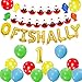 JOYMEMO Fishing First Birthday Decorations, Gone Fishing Party Supplies, O Fish Ally One Balloons Banner, Fish Foil Balloons Little Fisherman The Big One Fishing 1st Birthday