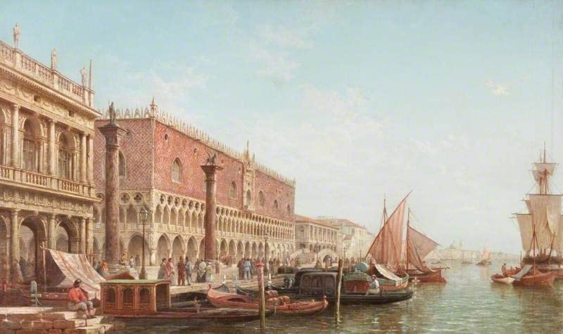 Poster Venise Henry Pether tableau romantique pour décoration murale salon