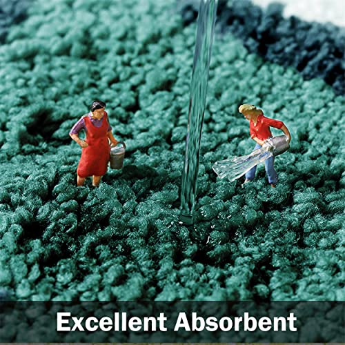 Thrilrug Monstera Leaf Area Rugs Non Slip Fluffy Bath Mat Tufted Rug,Ultra Soft Washable Children Play Plant Leaves Shaped Kids Pets Floor Mat Carpet For Bedroom,Living Room Green 3.6'×4.7' #TOP6