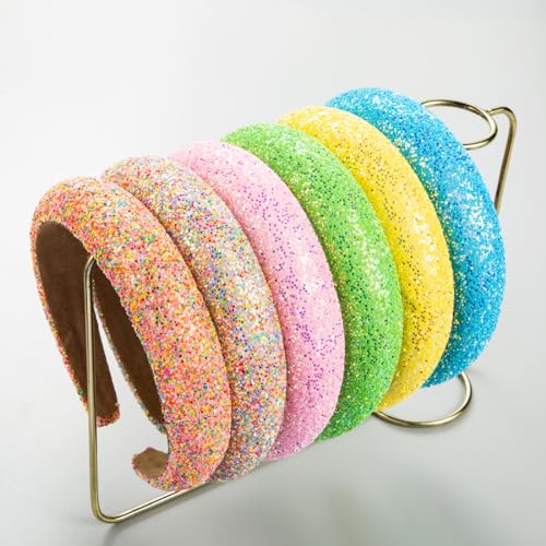 Women's Headband, Satin Headband, Vintage Hair Band, Wide Retro Headband, Elastic Hair Bands - Image 2